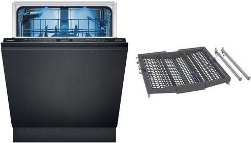 X65EXS1BD Vollintegrierbarer 60 cm Geschirrspüler bestehend aus SX65EX01BD + SZ36DX04