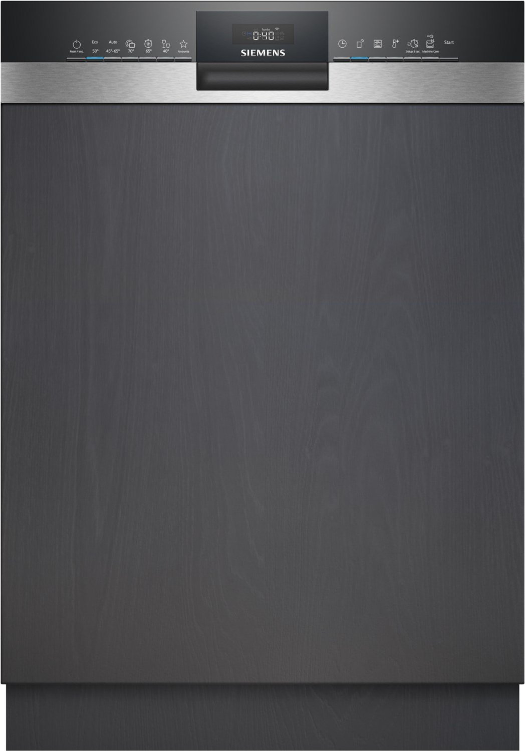 SN53HS15BE Teilintegrierter Einbau-Geschirrspüler 60 cm edelstahl