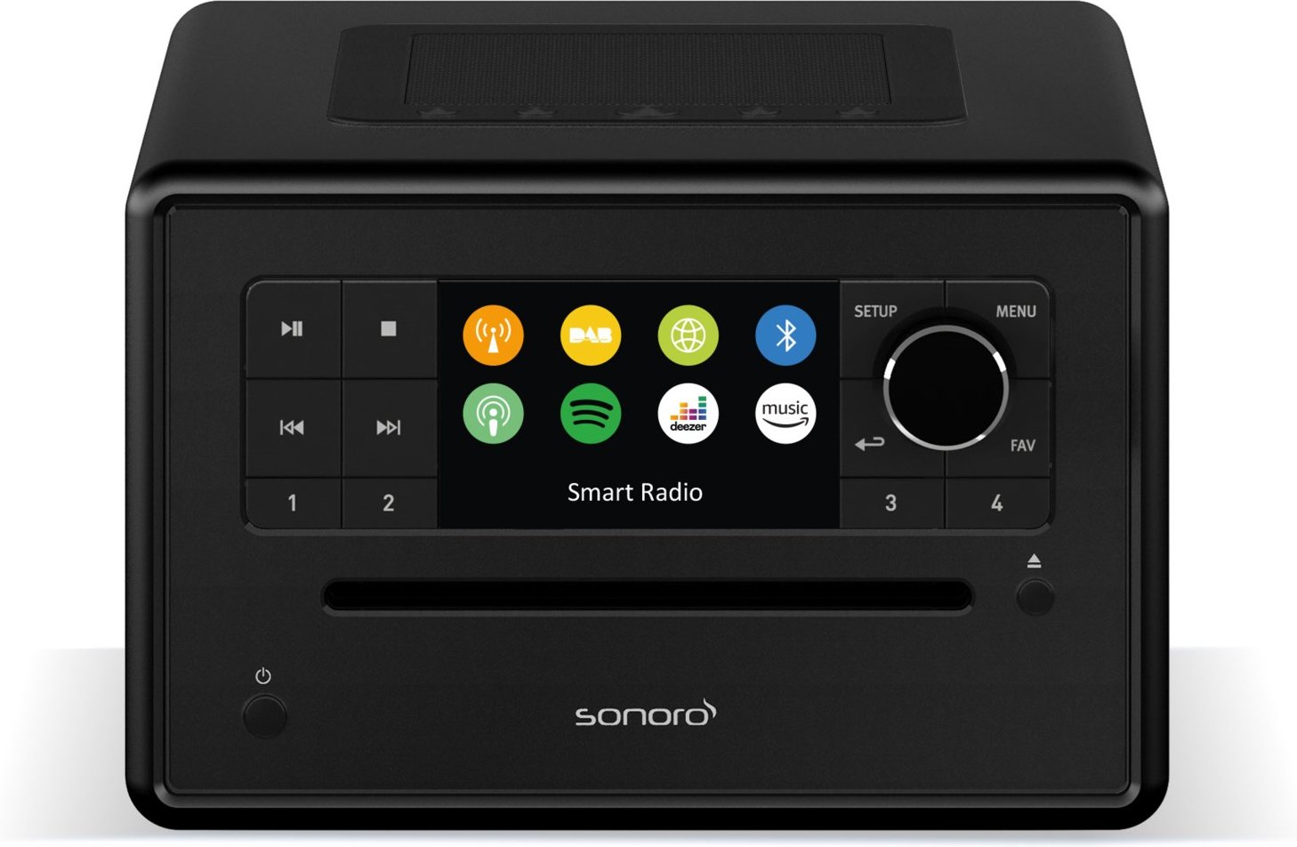 Elite CD/Radio-System schwarz matt