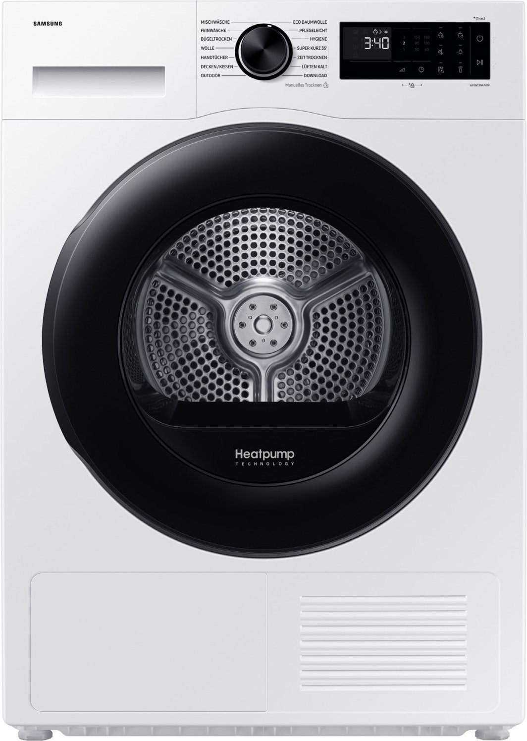 Thumbnail - DV91DG52A0AE Wärmepumpentrockner weiß