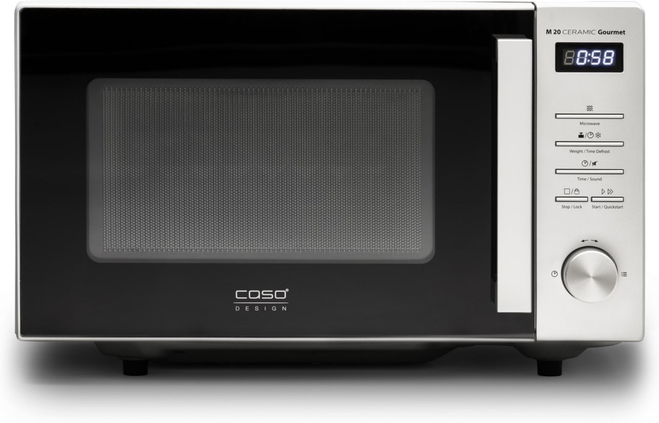 M 20 Ceramic Gourmet Stand-Solo-Mikrowelle silber