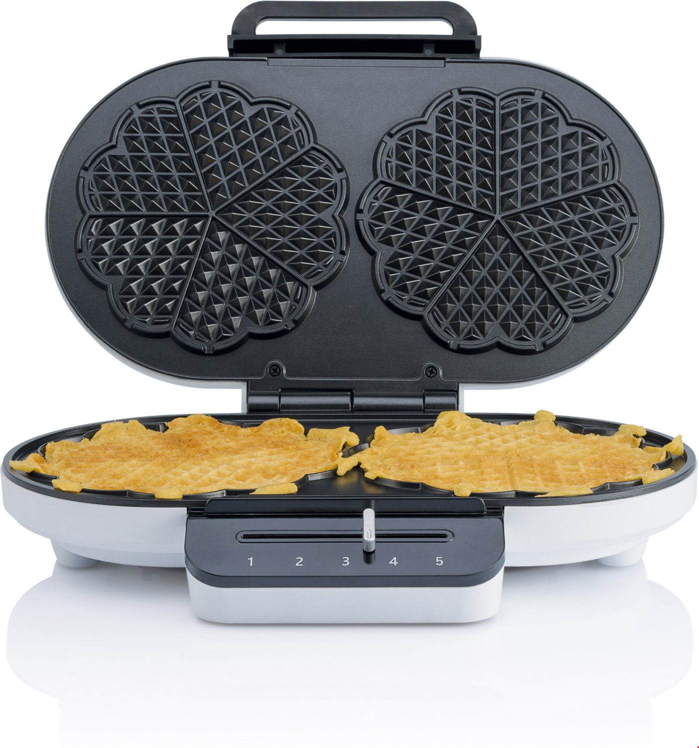 Tradition Double WDWA-516W Waffeleisen weiß