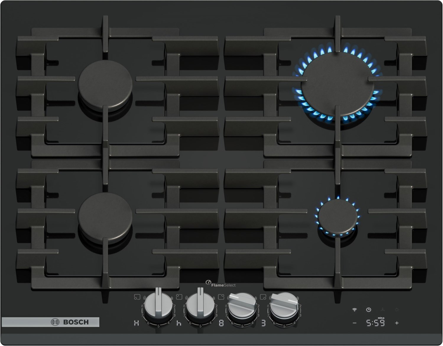 Thumbnail - PRP6A6H40 Gas-Einbaukochmulde schwarz