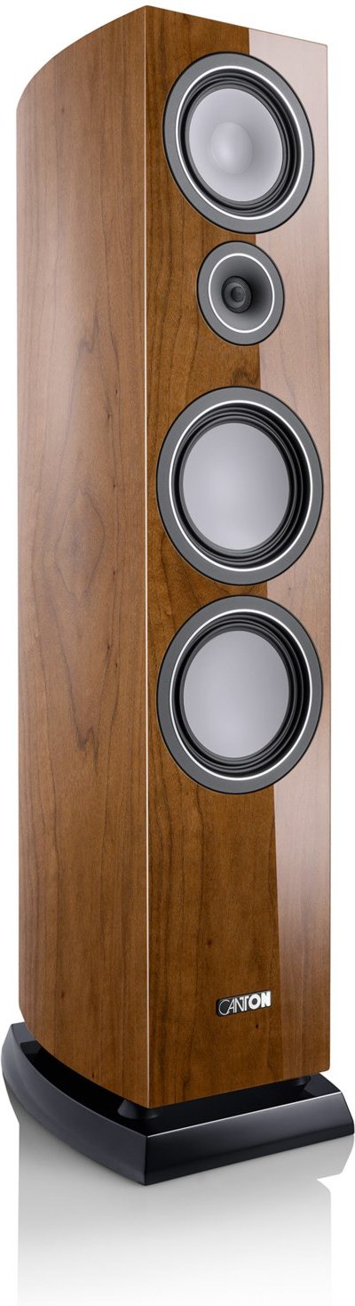 Vento 90 /Stück Stand-Lautsprecher hochglanz nussbaum