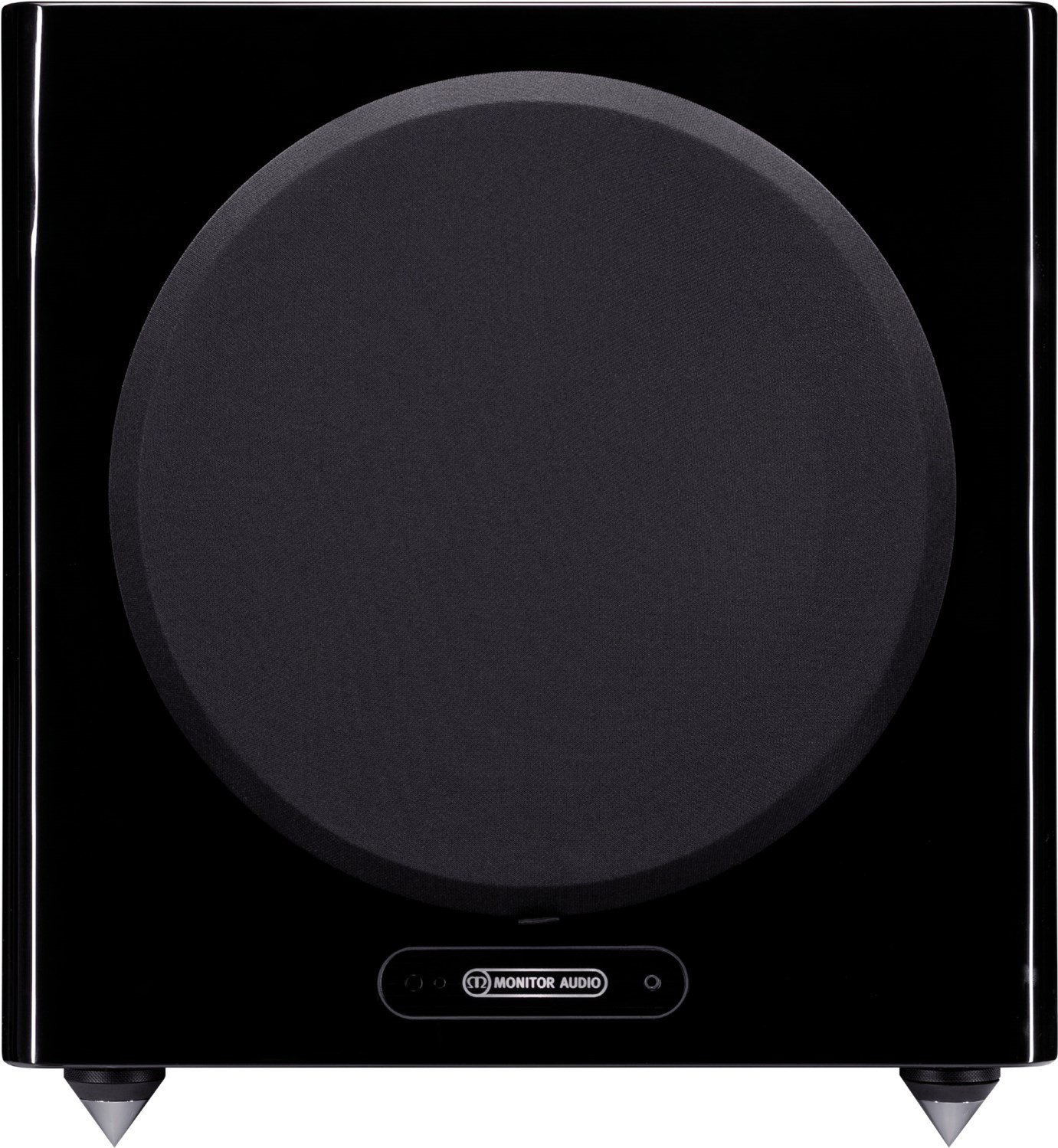 Gold W12 Aktiv-Subwoofer schwarz hochglanz