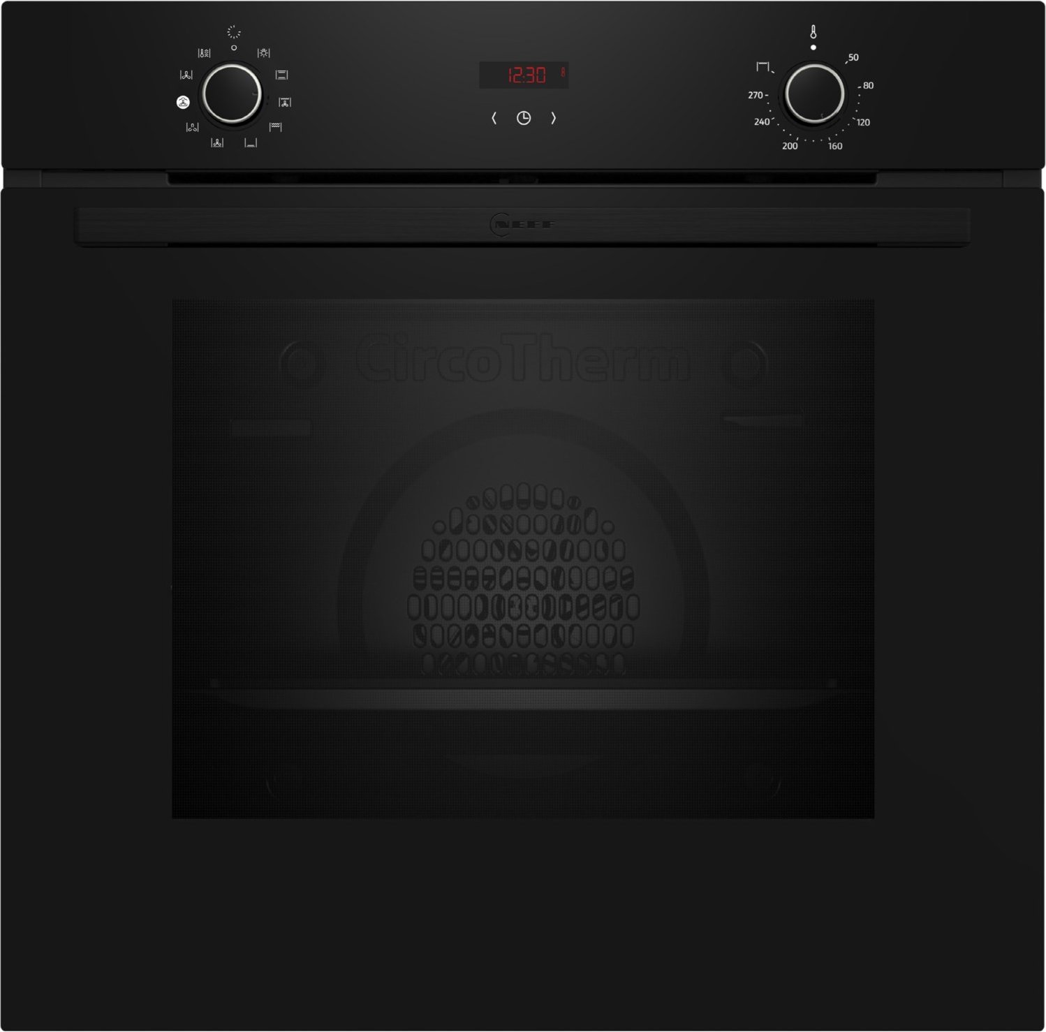 B1CVD0AK3 Backofen mit Dampfunterstützung schwarz