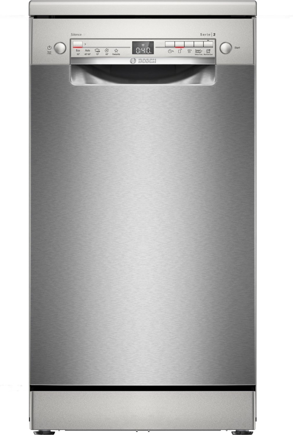 SPS2HKI42E Stand-Geschirrspüler 45 cm silber Inox