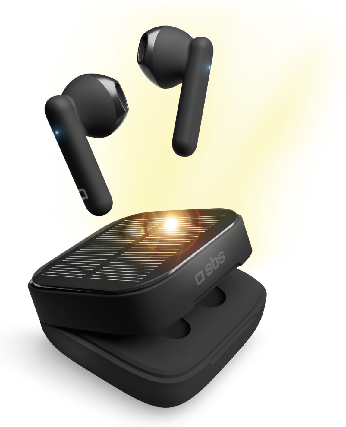 Solar Twin Kobo True Wireless Kopfhörer schwarz