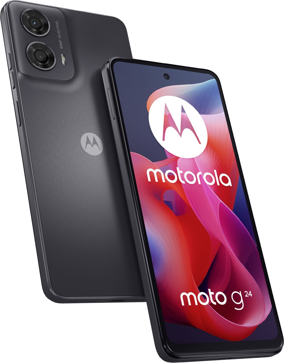 moto g24 Smartphone matte charcoal