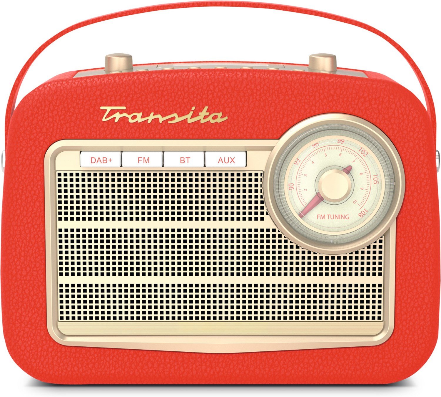 Transita 130 Kofferradio mit DAB/DAB+ rot
