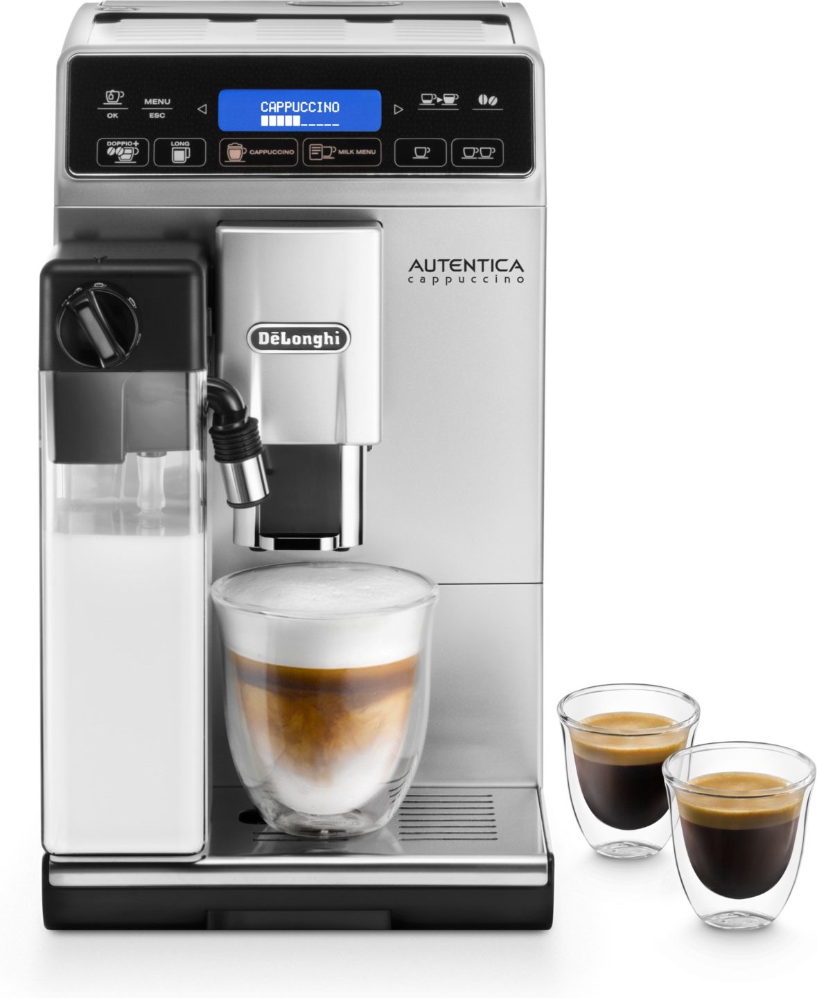 ETAM 29.660.SB Autentica Cappuccino Kaffee-Vollautomat silber/schwarz