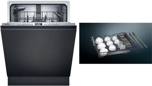 SX63EX2JBE Vollintegrierbarer 60 cm Geschirrspüler SX63EX27BE + SZ36RB04