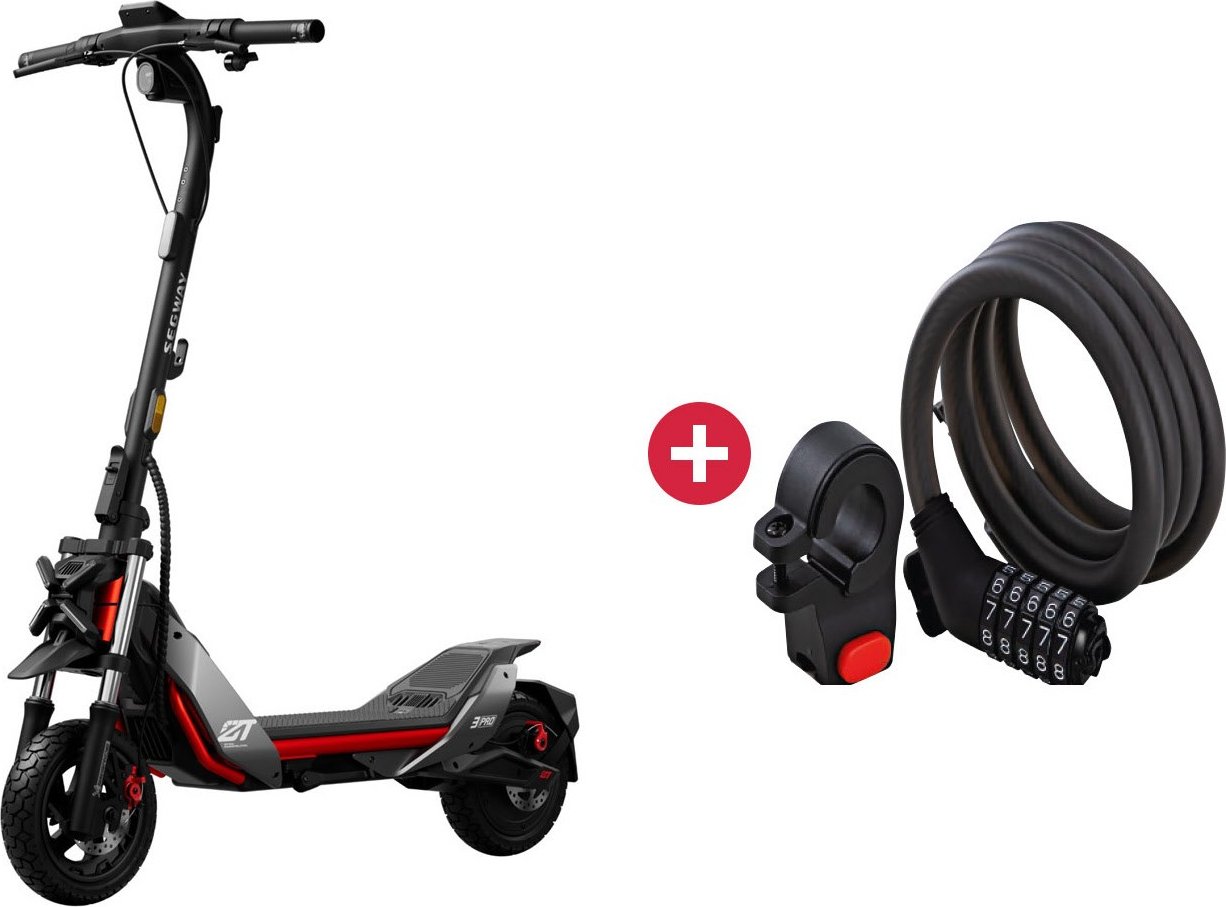 eKickScooter ZT3 Pro D E-Scooter + Dein Geschenk: Ninebot by Segway Zahlenschloss 5-stellig