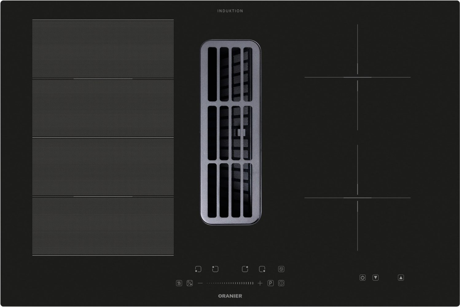 Thumbnail - KFA490 Autark-Induktionsfeld mit Dunstabzug pure black