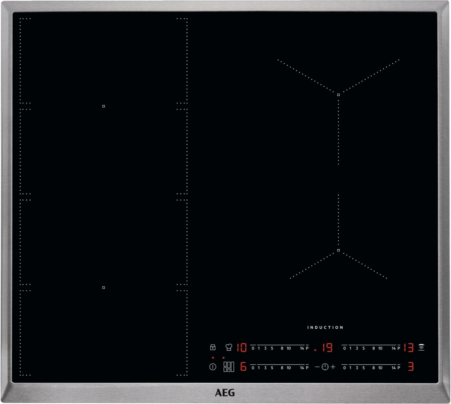 IKS6447CXB Autark-Induktionskochfeld edelstahl
