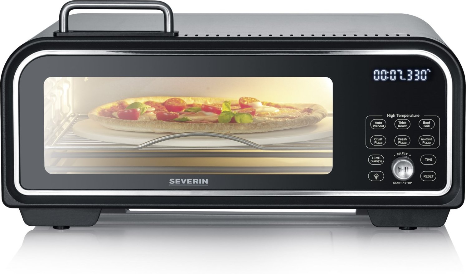 PG 8575 Pizzaofen schwarz