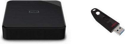 Digital WD Elements SE (2TB) Externe Festplatte inkl. SanDisk Ultra USB 3.0 (32GB)