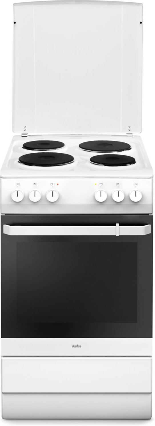 SHE 11545 W Elektroherd mit Kochfeld weiß