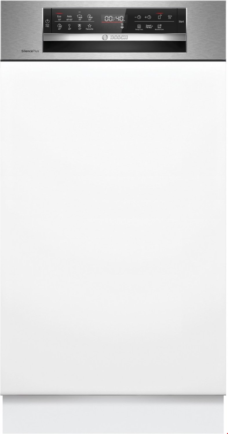 SPI6EMS21E Einbau-Geschirrspüler teilintegriert 45 cm edelstahl