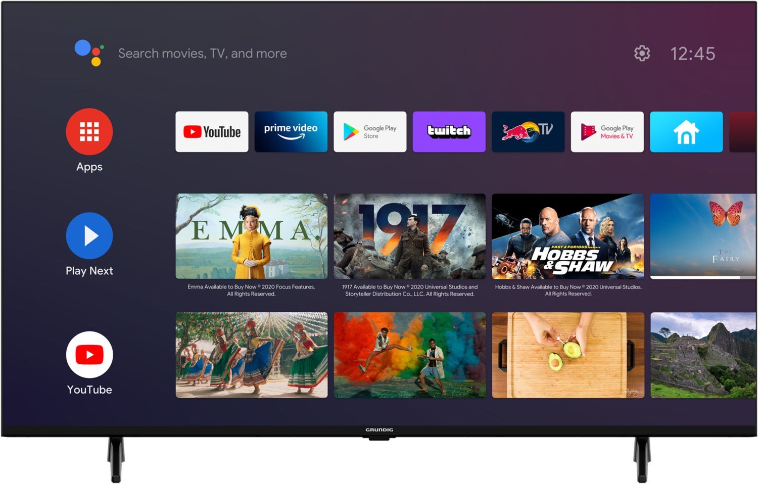 43 GUB 6300 108 cm (43") LCD-TV mit LED-Technik schwarz