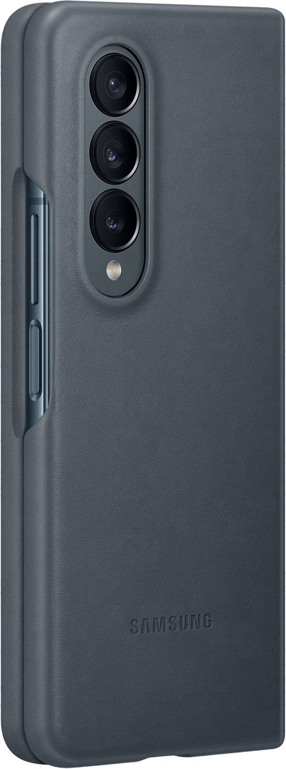 Leather Cover für Galaxy Z Fold4 graygreen
