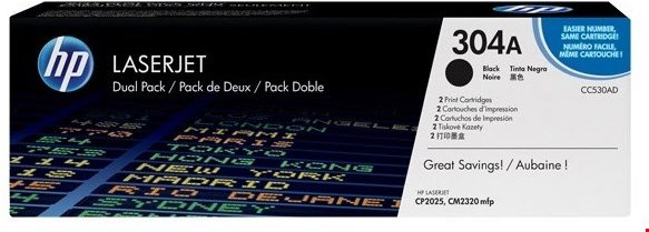 Nr. 304 A Toner Twin-Pack schwarz