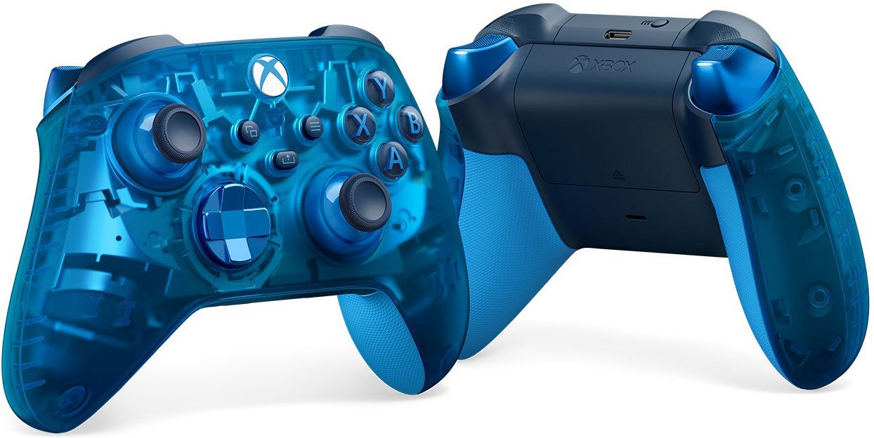Xbox Wireless Controller Sky Cipher blau