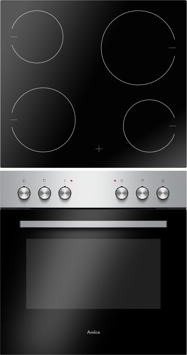 EHC 933 041 E Herdset edelstahl + rahmenlos
