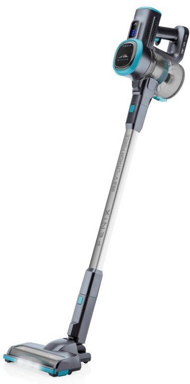 Fénix Akku-Stielstaubsauger grau/blau