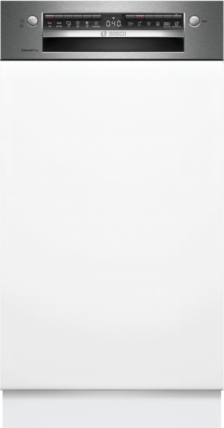 SPI4HMS49E Einbau-Geschirrspüler teilintegriert 45 cm edelstahl