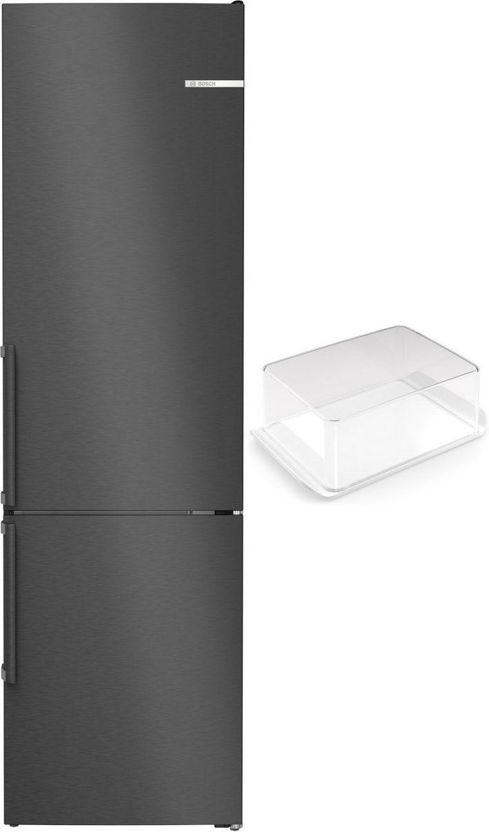 MKK69GNXAN Kühl-/Gefrierkombination bestehend aus KGN39VXAT + KSZGGM00 edelstahl schwarz