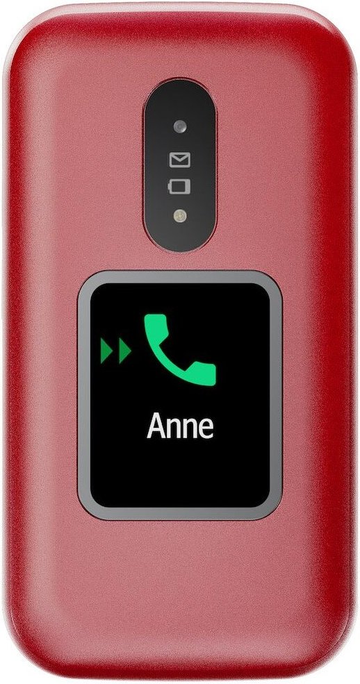 2880 Seniorenhandy rot/weiß