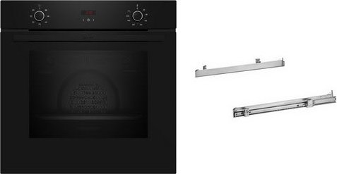 BLE110K Einbaubackofen bestehend aus B1CCC0AK3 + Z11TI15X0 schwarz