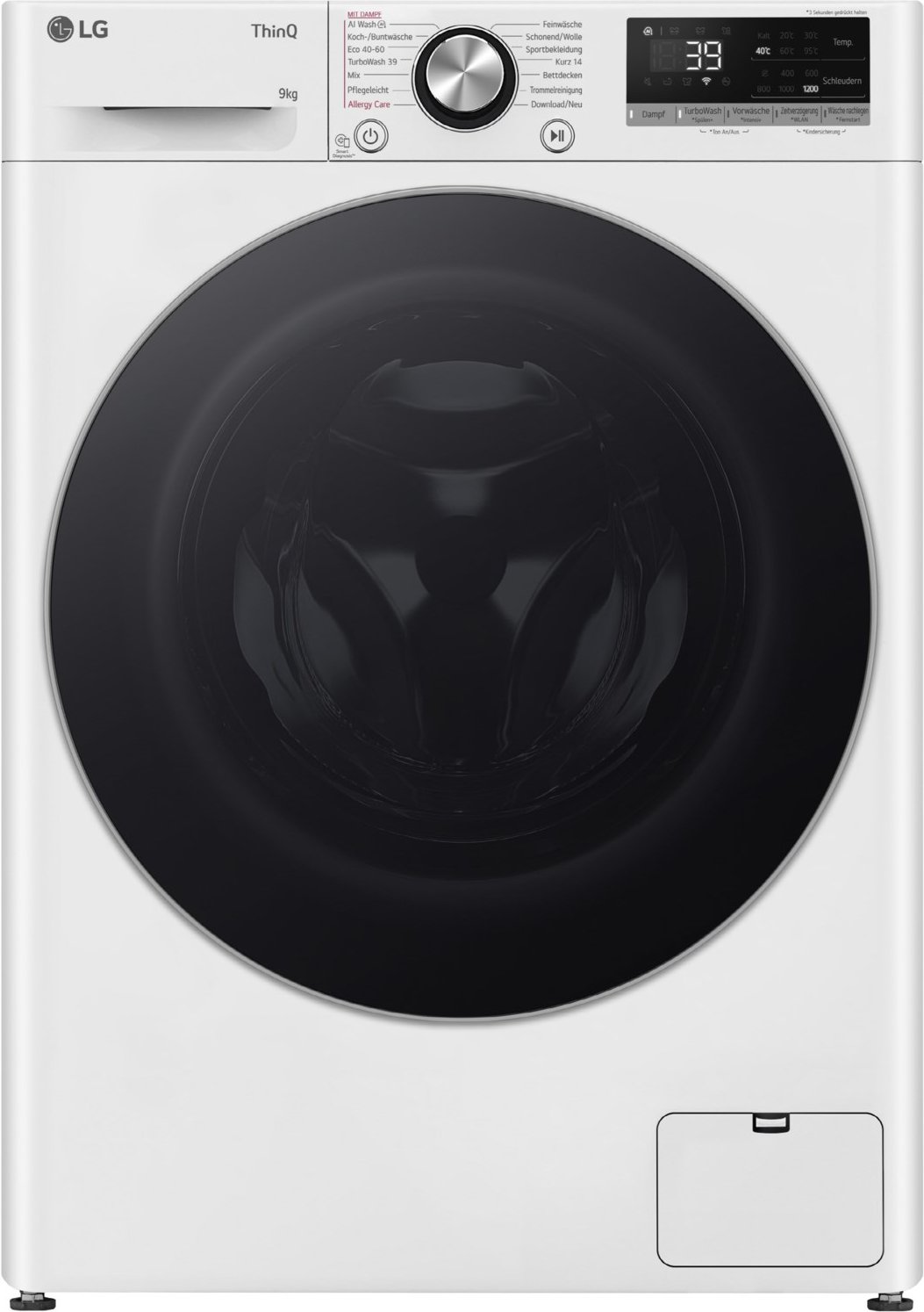 F2WR7091 Stand-Waschmaschine-Frontlader weiß