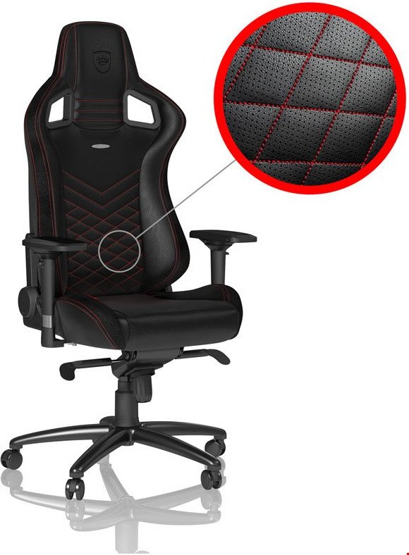 EPIC Büro/Gaming Stuhl schwarz/rot