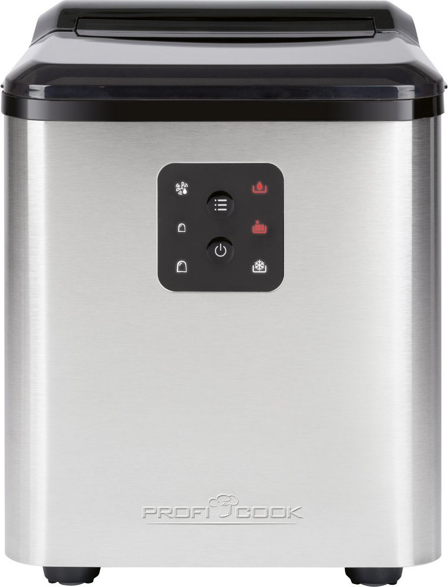 PC-EWB 1253 Eiswürfelbereiter edelstahl/schwarz