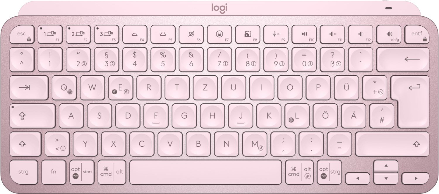 MX Keys Mini (DE) Bluetooth Tastatur rose