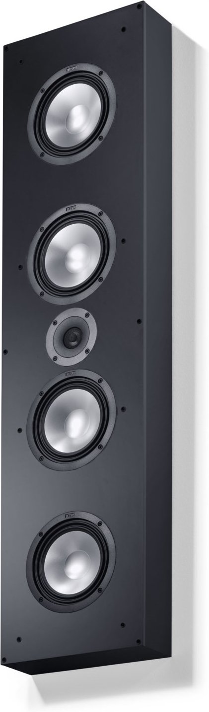 Atelier 1100 /Stück Wand-/Decken-Einbaulautsprecher schwarz seidenmatt