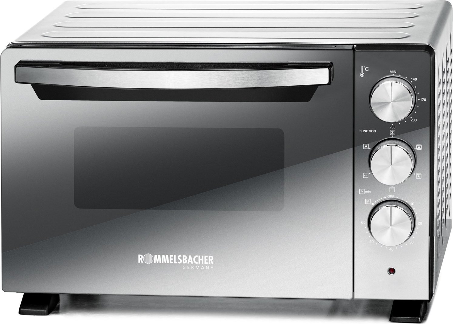 BGS 1400 Mini-Backofen silber