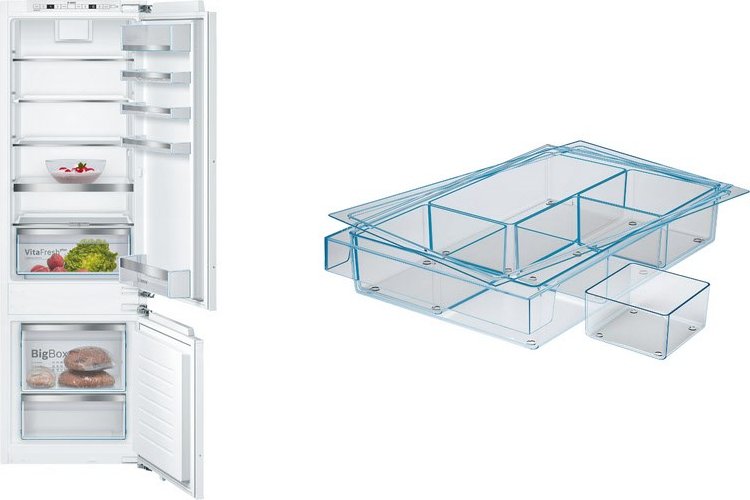 MKKS87ADD0 Integrierbare Kühl-/Gefrier-Kombination bestehend aus KIS87ADD0 + KSZ10010 weiß