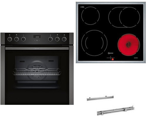 HMK320 Herdset bestehend aus E1ACE2AG3+M16SRF0M0+Z1608BX0 graphit + edelstahl