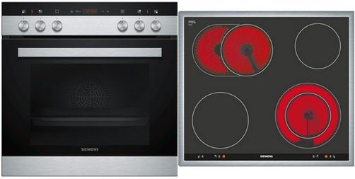 Thumbnail - EQ110KA0Z Herdset bestehend aus HE113FBS2 + EA645GN17 edelstahl + edelstahl