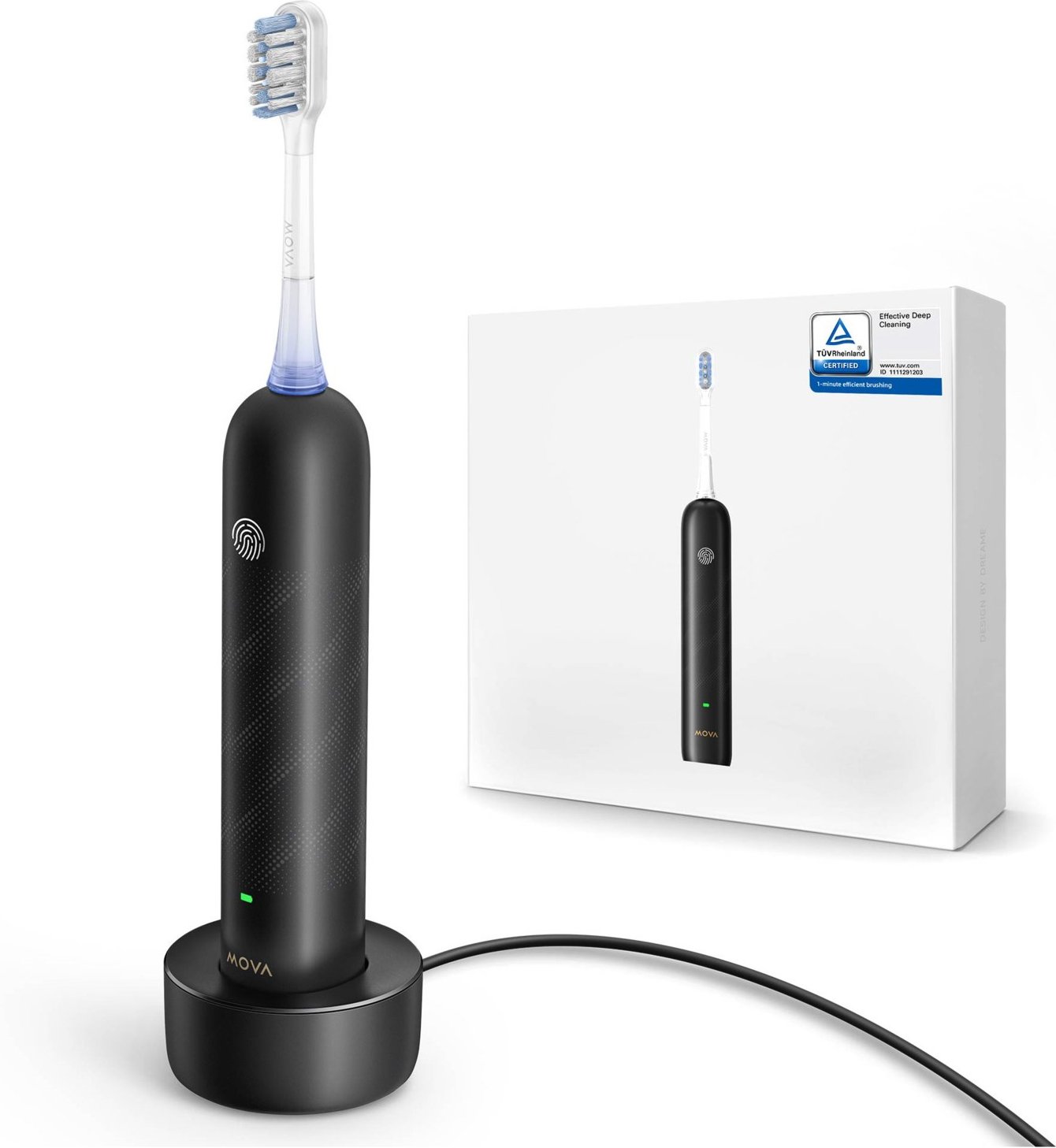 Fresh Pro 3DClean Schallzahnbürste schwarz matt