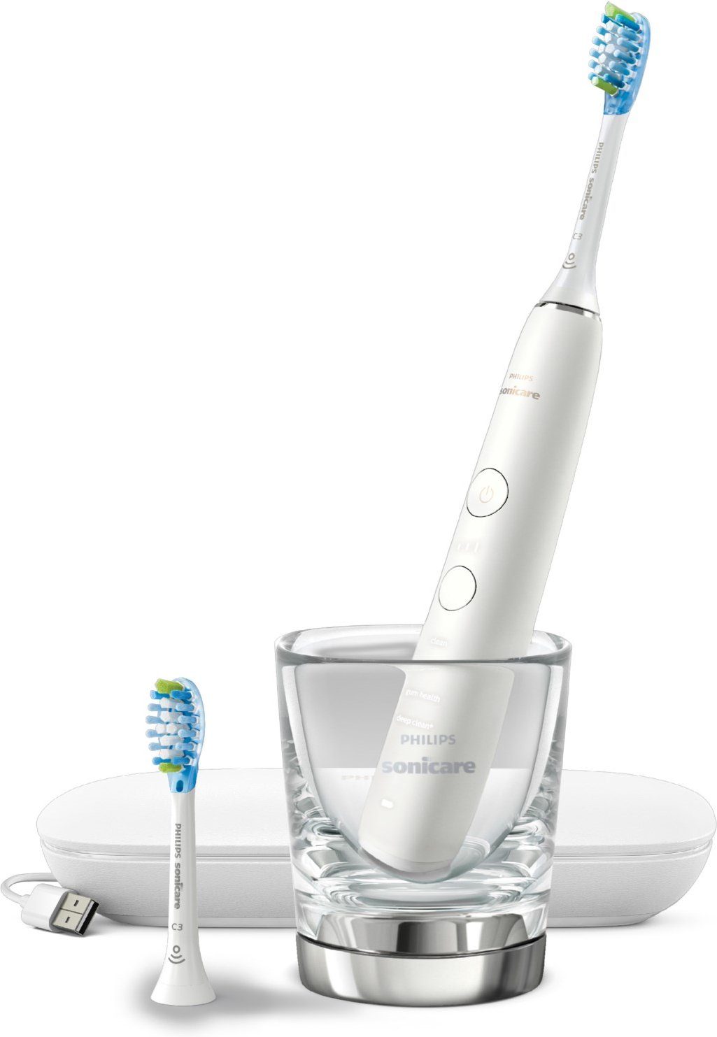 HX9913/17 DiamondClean Elektrische Zahnbürste weiß