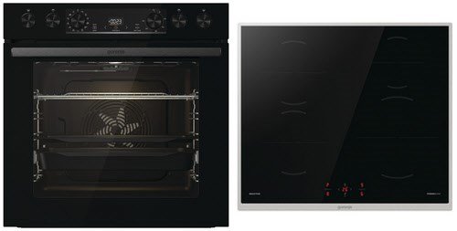 Profiplus SIB Herdset mit Induktionskochfeld bestehend aus BCSI6737E06BG + GI6400BX schwarz/edelstahl