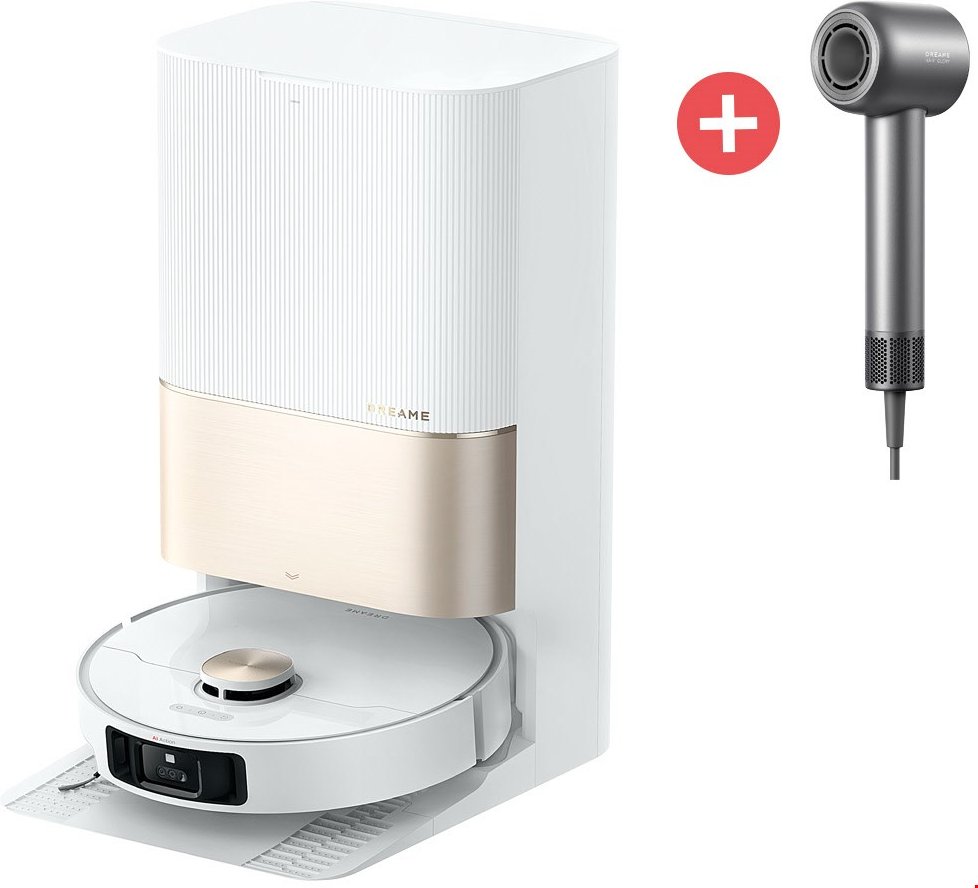 X40 Ultra Complete White + Dein Geschenk: Dreame Glory Mix black