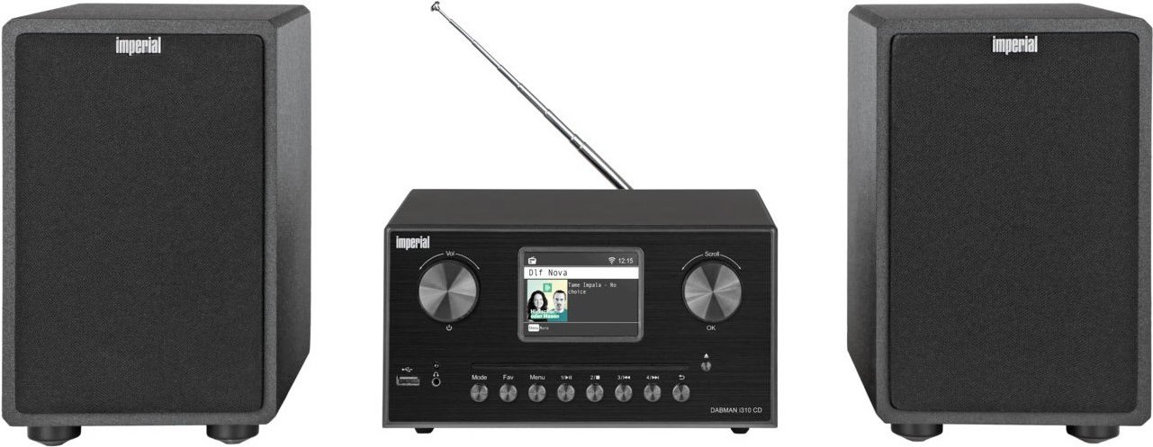 Dabman i310 CD Mini-System schwarz