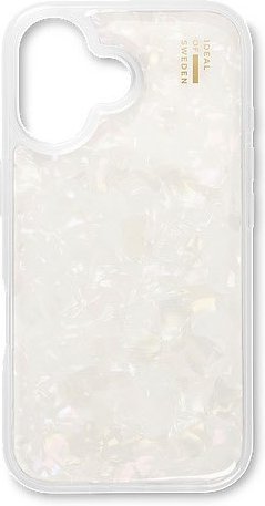 Pearlised Case MagSafe für iPhone 16 weiß