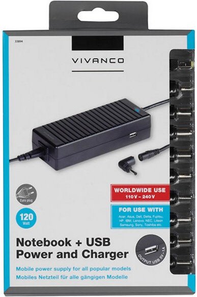 Thumbnail - Universal Netzteil 120w USB10 Tips