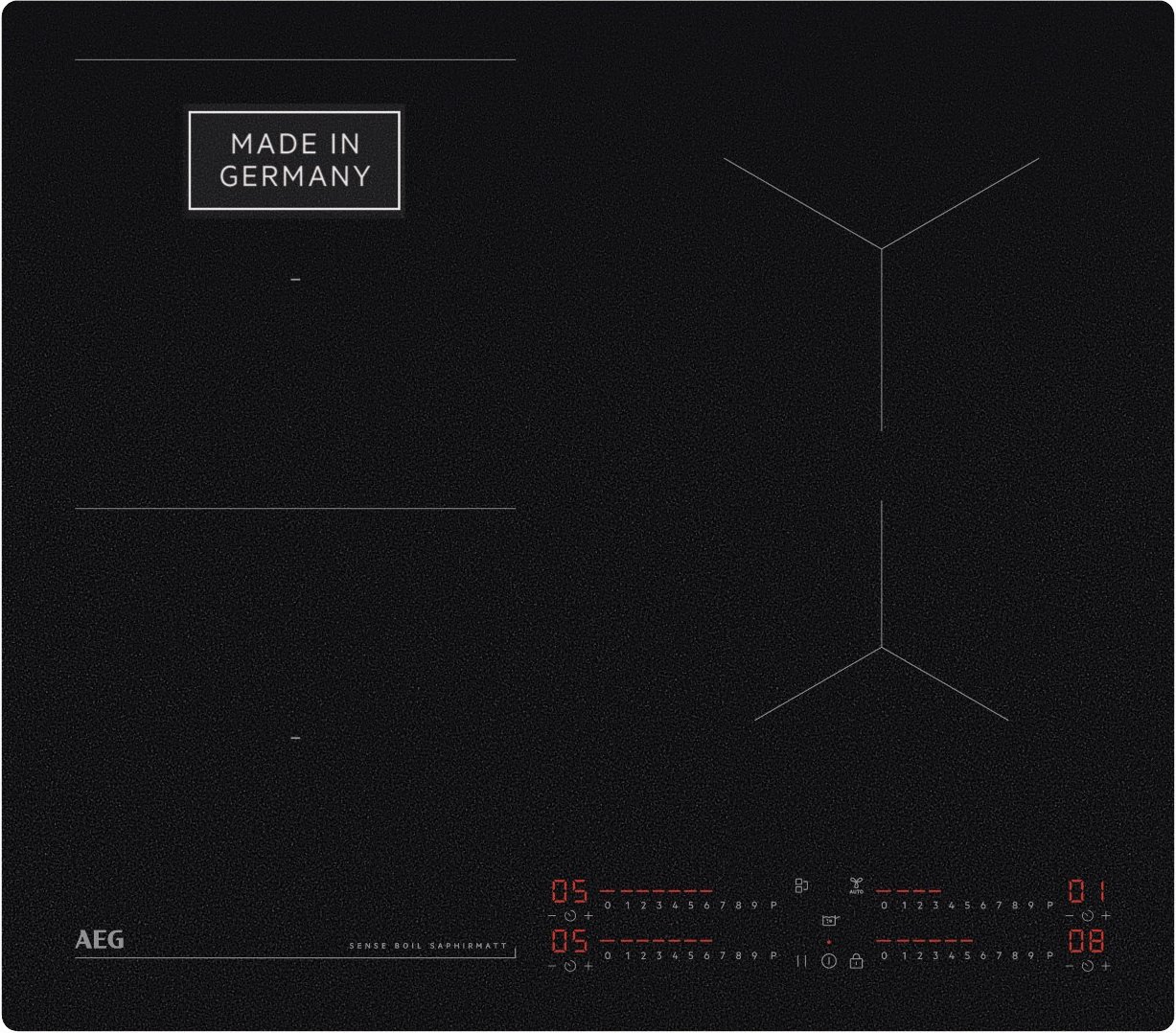 TI64IB1BIZ Autark-Induktionskochfeld saphir matt